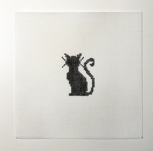 Black Cat Bag Charm