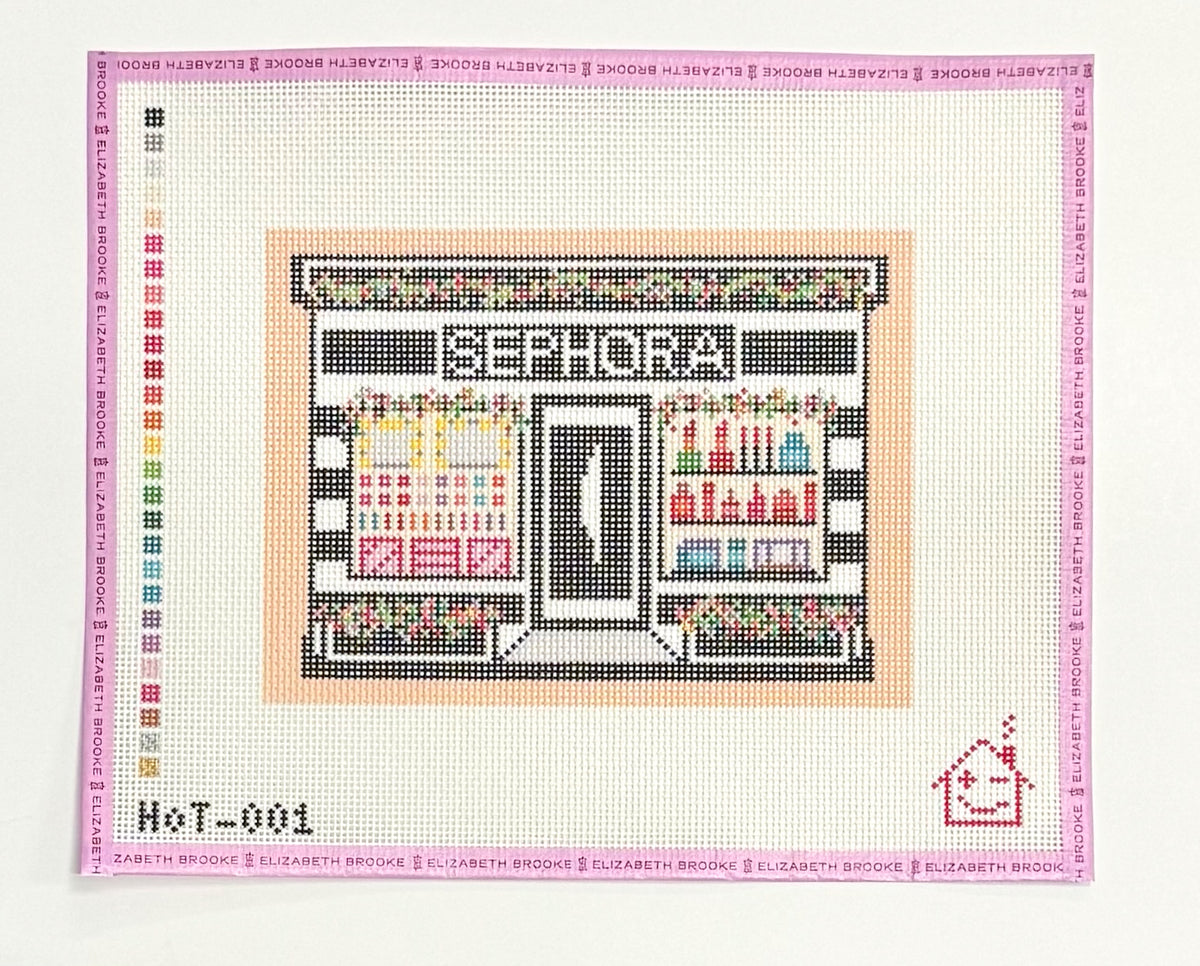 Sephora Holiday Storefront Needlepoint Canvas