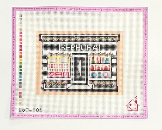 Sephora Holiday Storefront Needlepoint Canvas