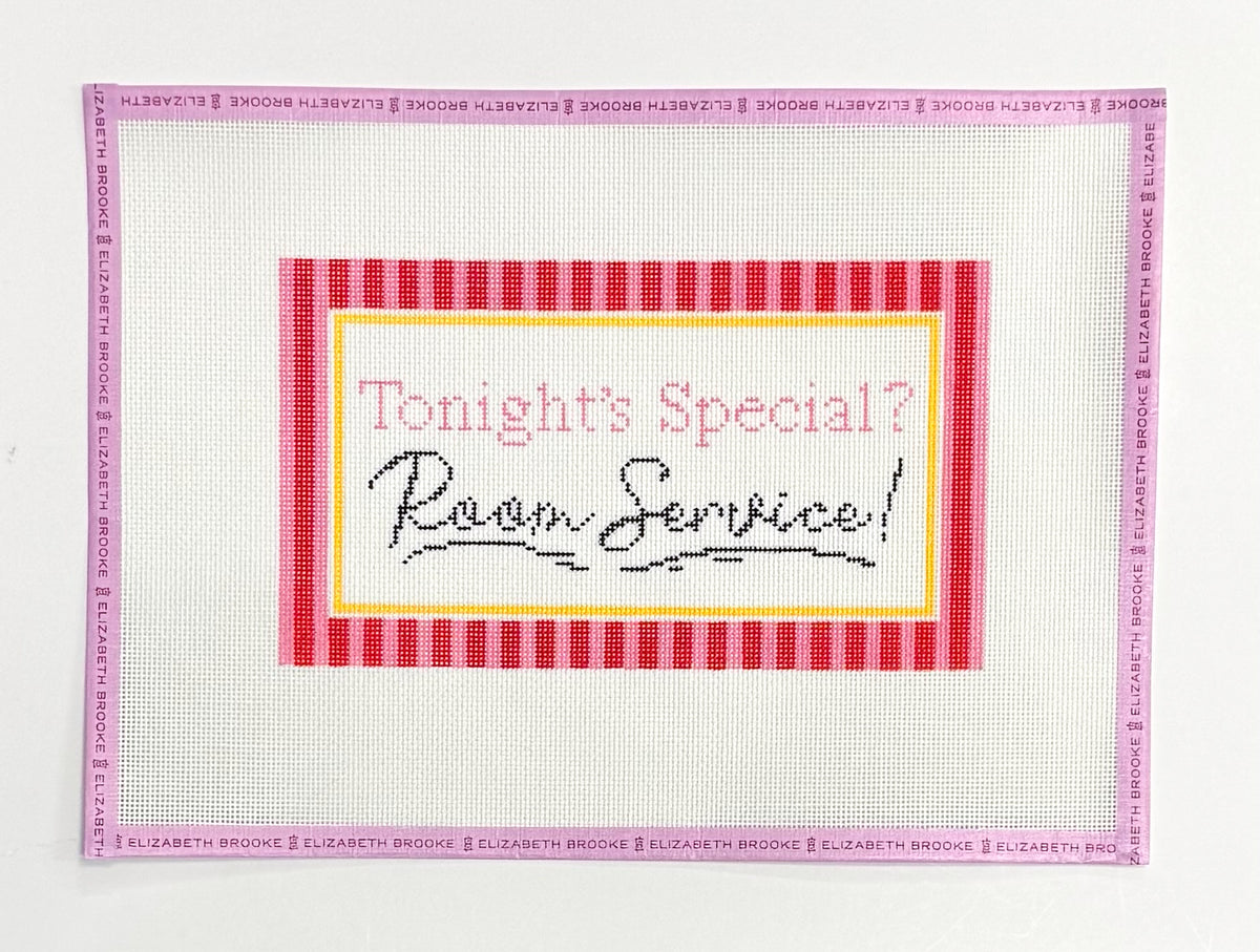 Tonight's Special?  Room Service! Needlepoint Canvas