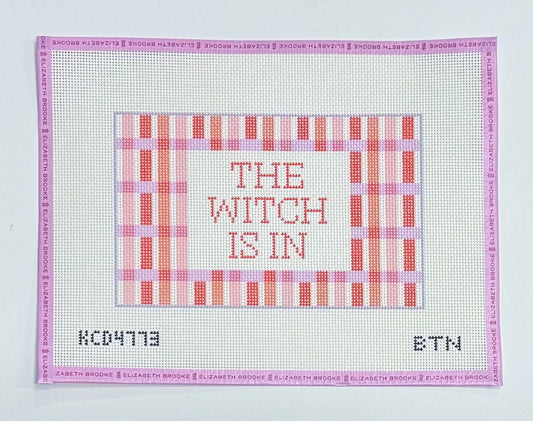 The Witch Is In Needlepoint Canvas