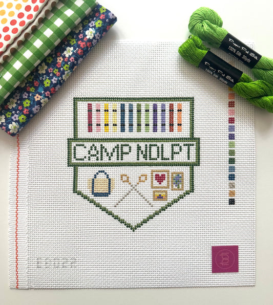 PREORDER - Camp Needlepoint Pennant