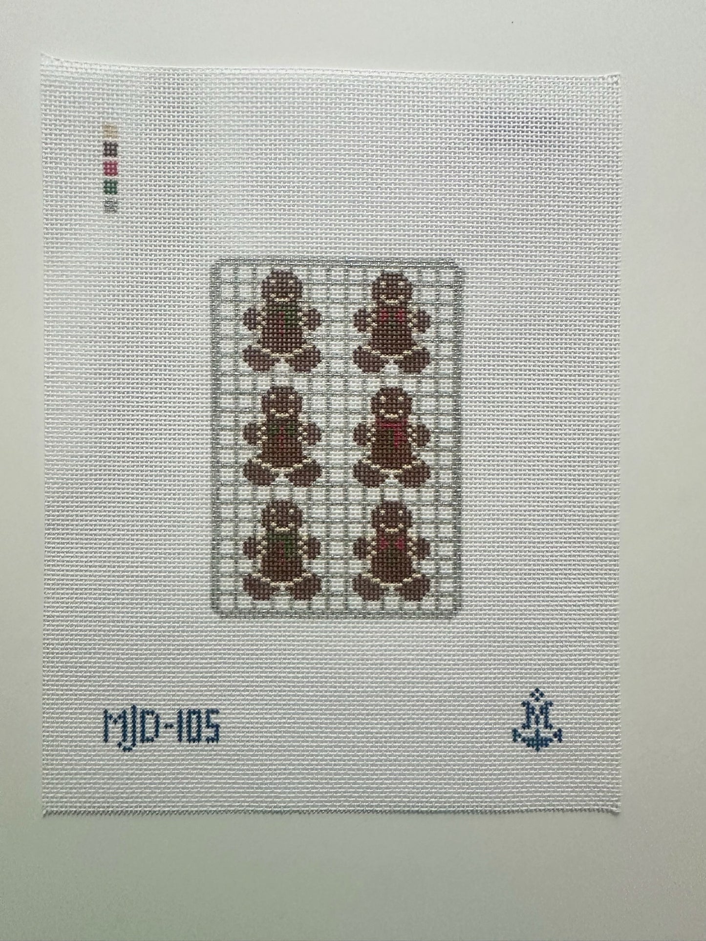 Gingerbread Cookies Needlepoint Canvas