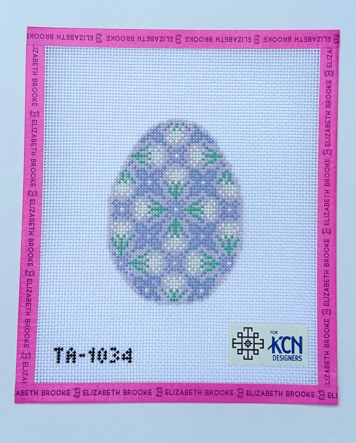 Millefleur Lilac Egg Canvas