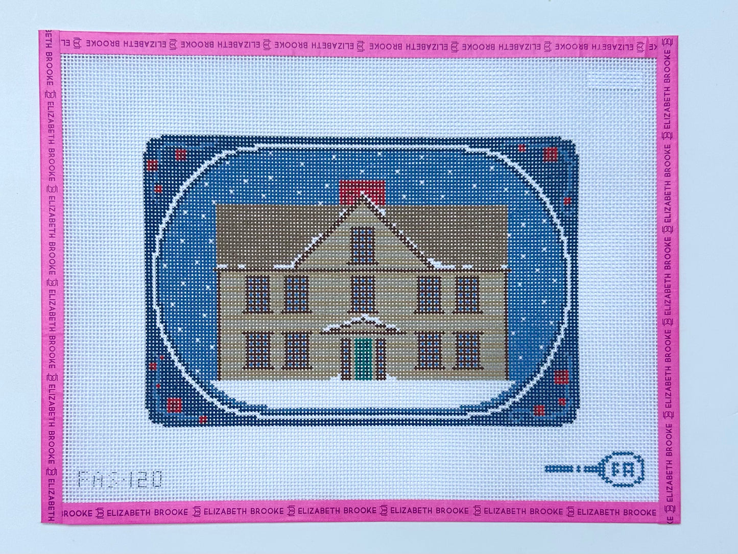 Orchard House Portrait (Little Women) Needlepoint Canvas