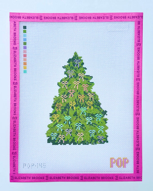 Rainbow Bow Christmas Tree