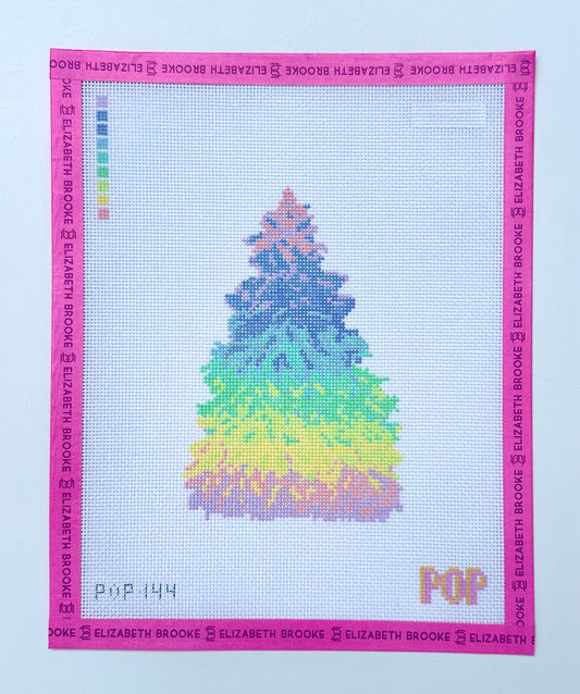 Rainbow Ombre Christmas Tree