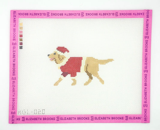 Santa Golden Retreiver