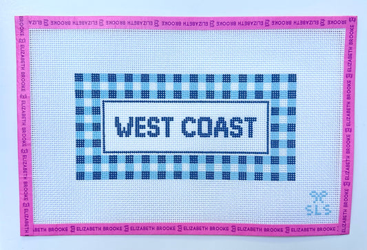 West Coast Gingham Needlepoint Canvas
