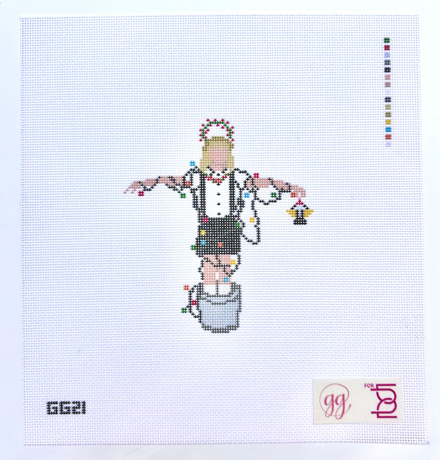 Eloise needlepoint canvas PREORDER ships mid December