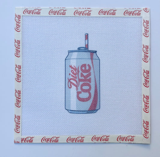 Diet Coke Can Needlepoint Canvas