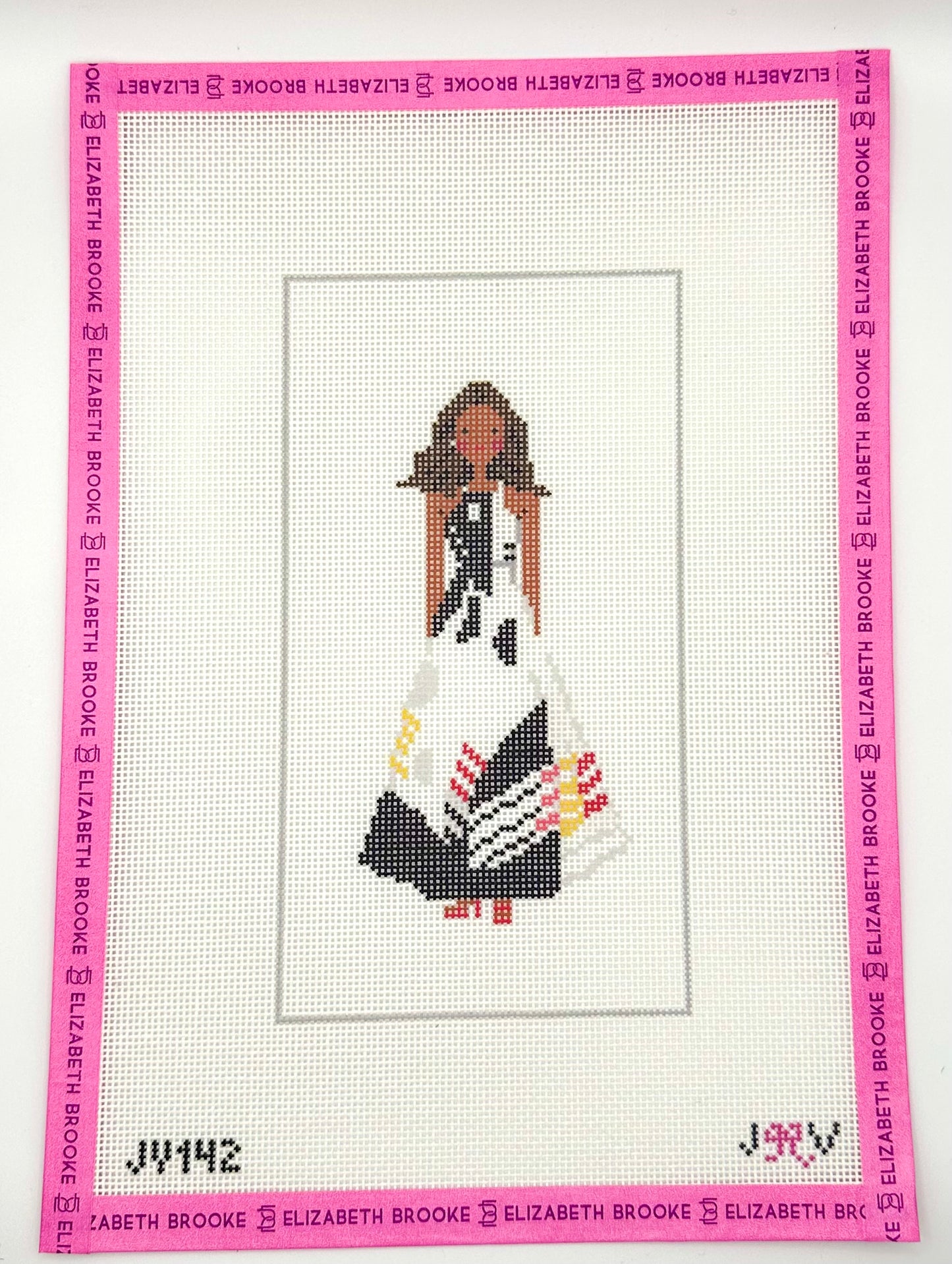 Michelle Iconic woman needlepoint canvas