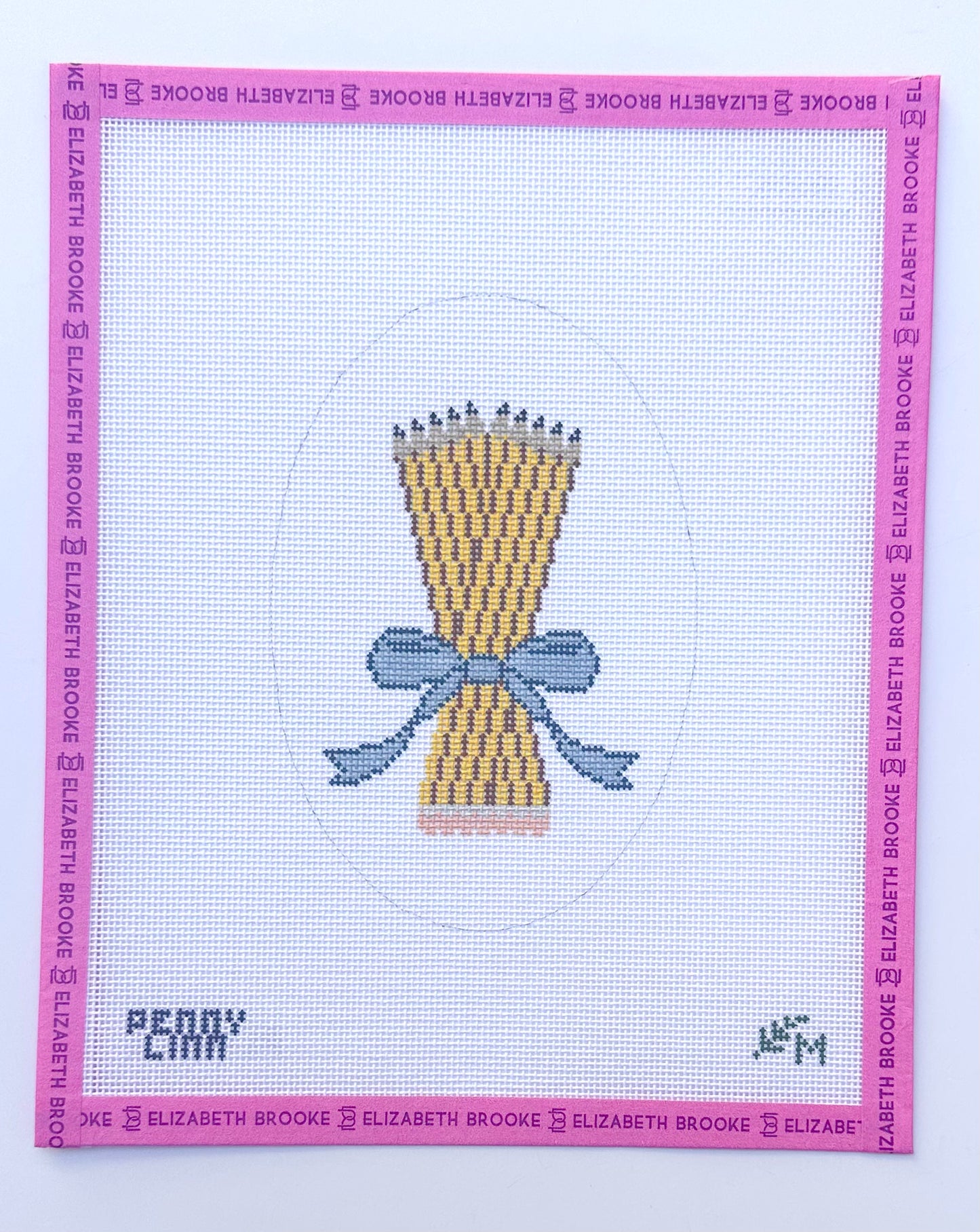 Pencil Bouquet needlepoint canvas