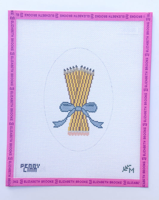 Pencil Bouquet needlepoint canvas