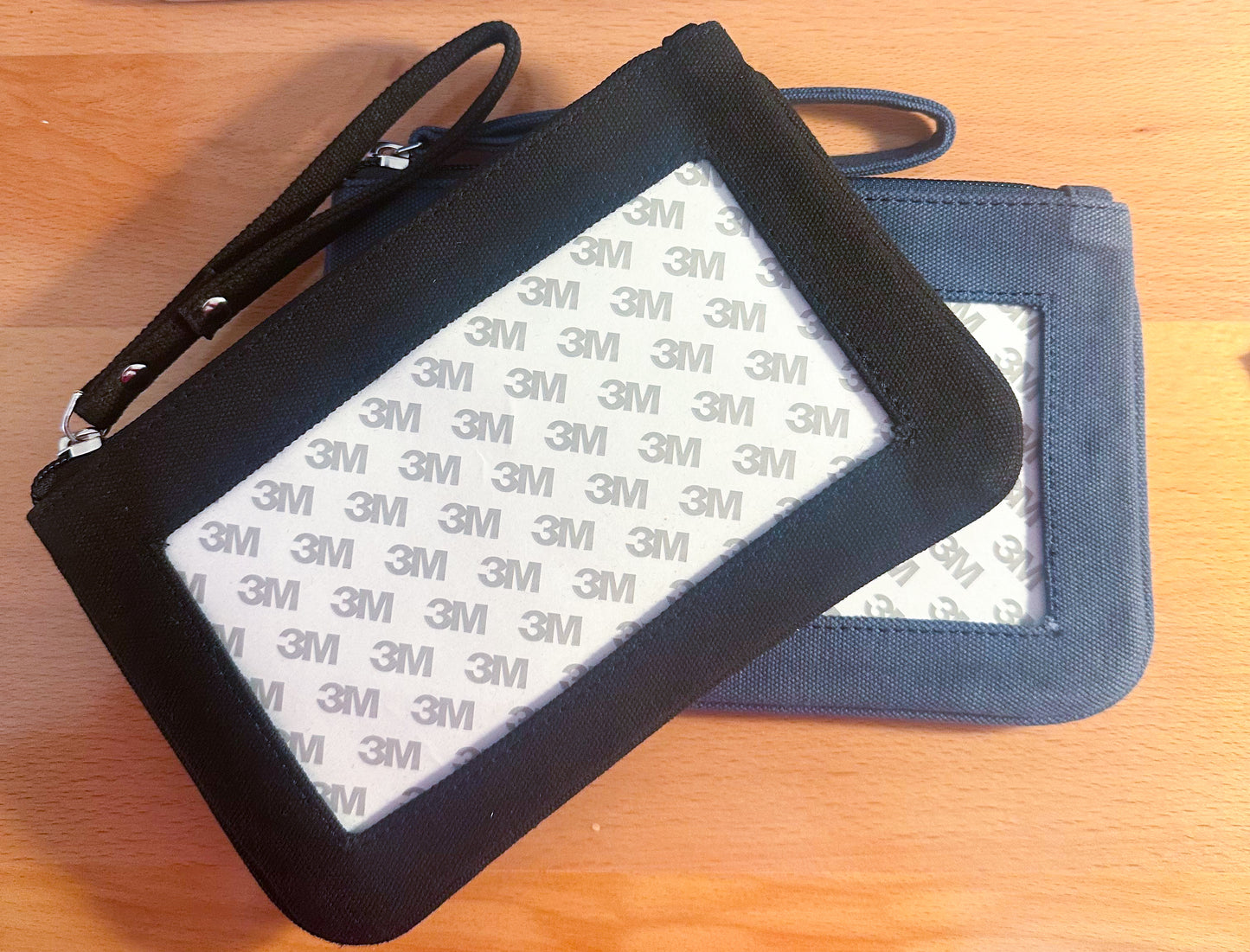 Self Finishing Canvas Clutch