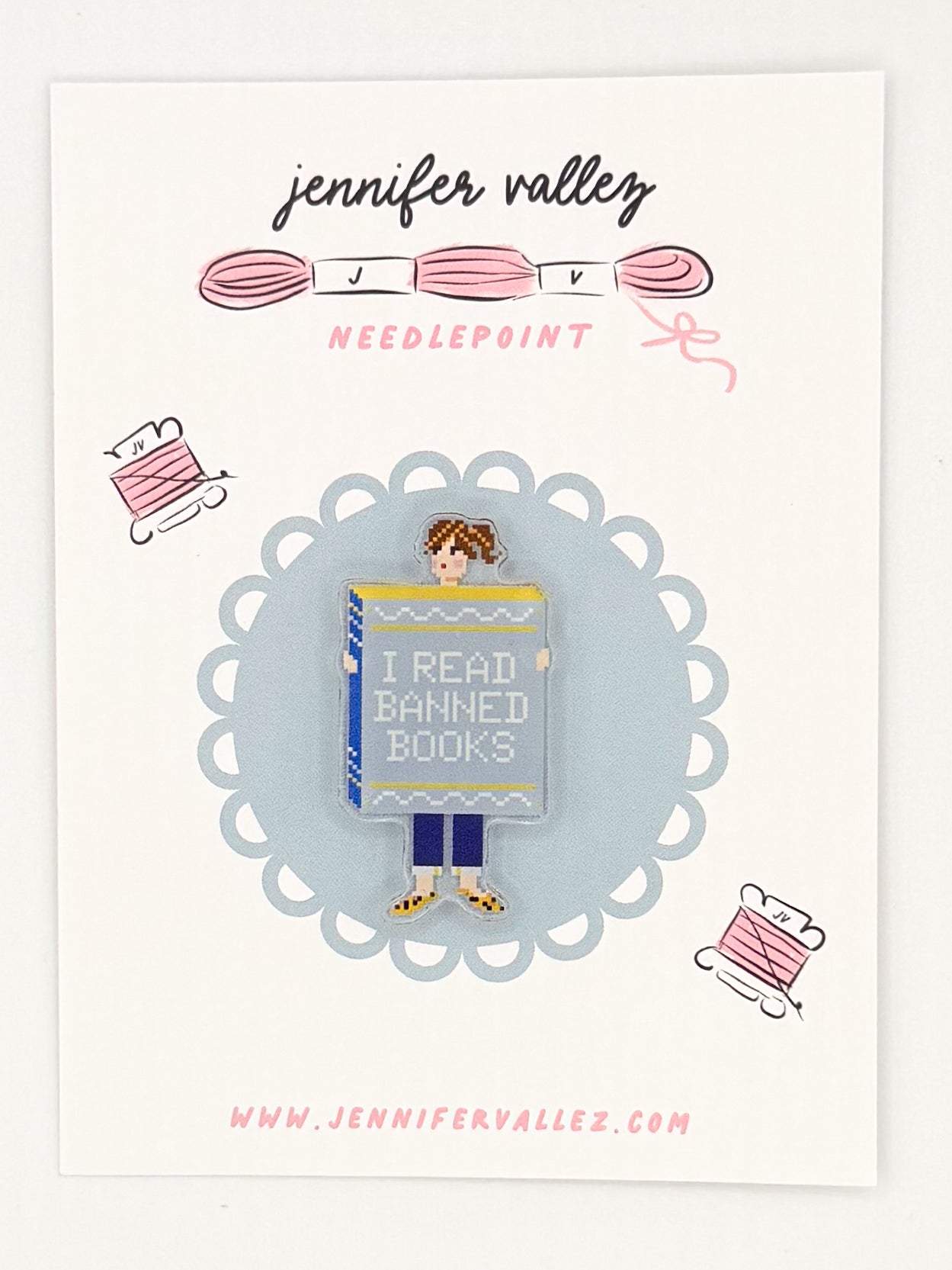 Read Banned Books Needle Minder