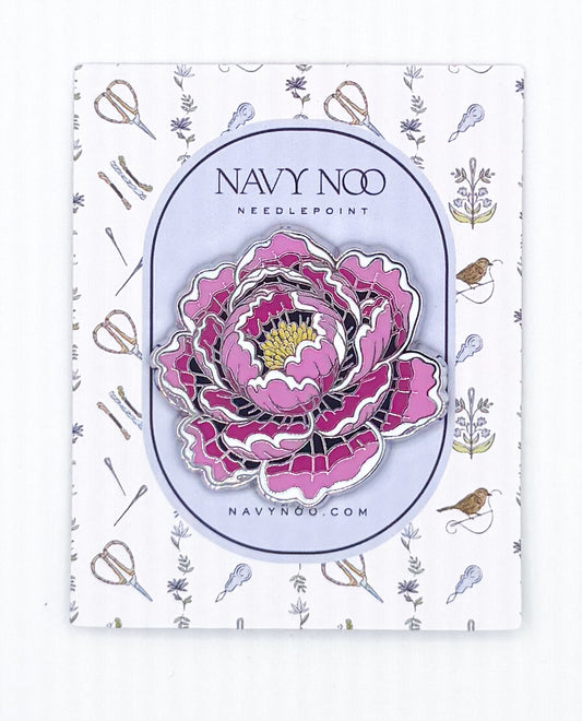 Pink Peony Needle Minder