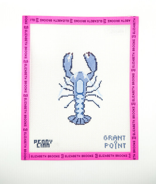 Blue Lobster Needlepoint Canvas
