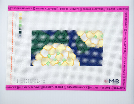 Ivory Hydrangea Needlepoint Canvas insert
