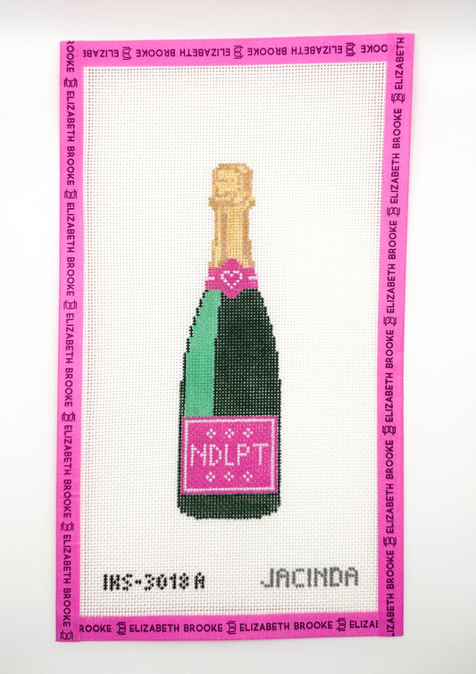 NDLPT Champagne Ornament Needlepoint Canvas