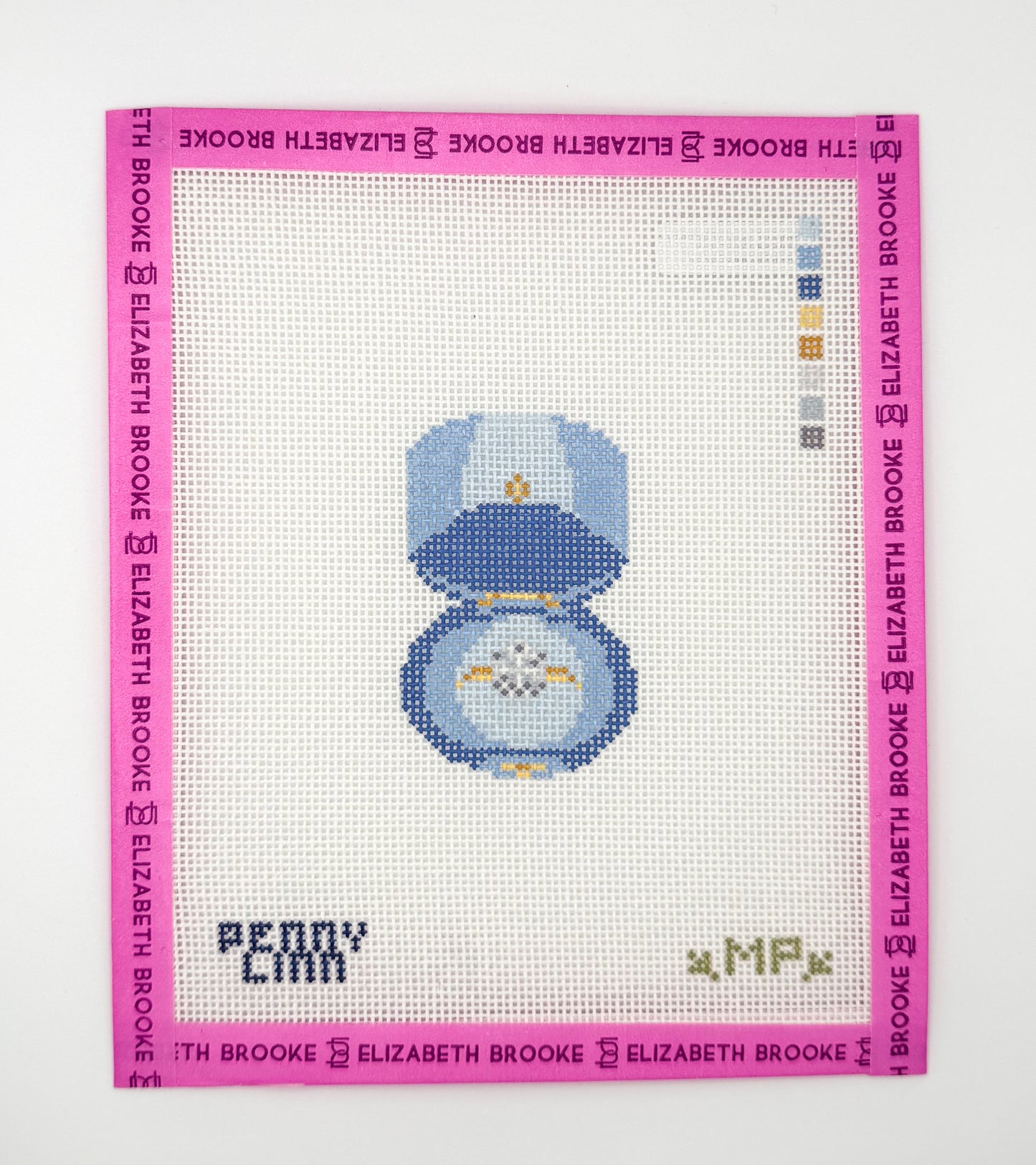 Engagement Ring Box Needlepoint Canvas