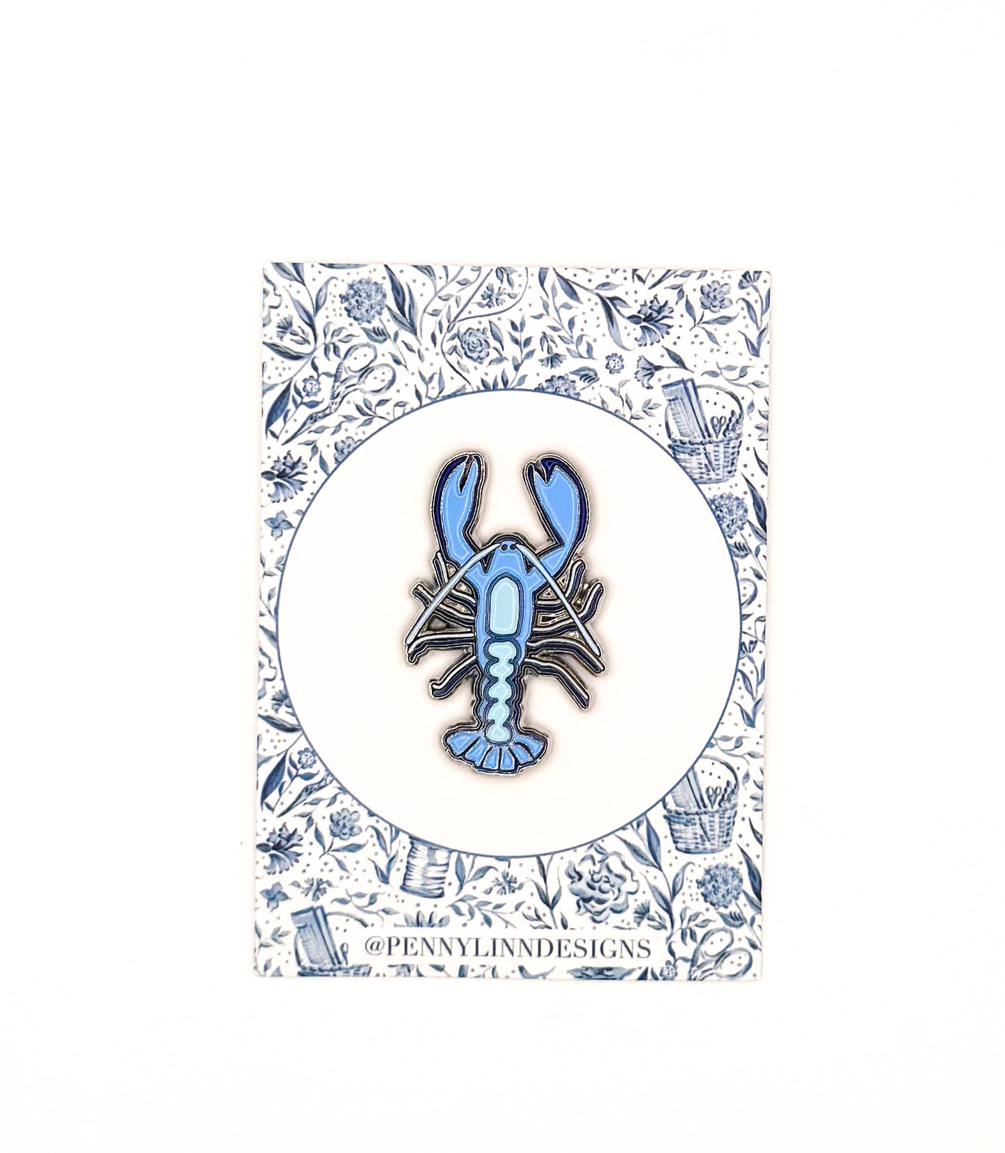 Blue Lobster Needle Minder