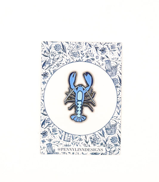 Blue Lobster Needle Minder