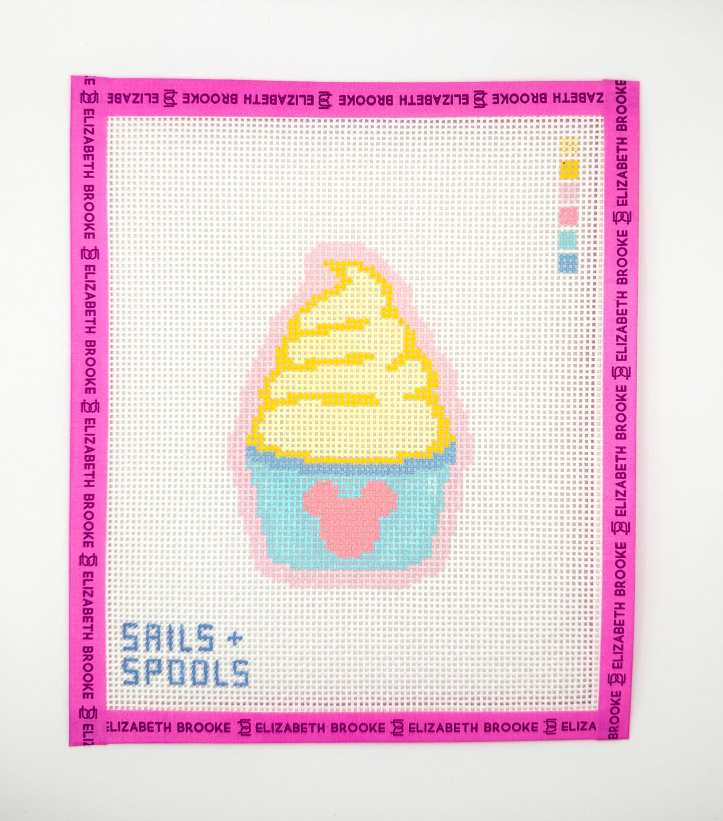 Pineapple Whip Needlepoint canvas