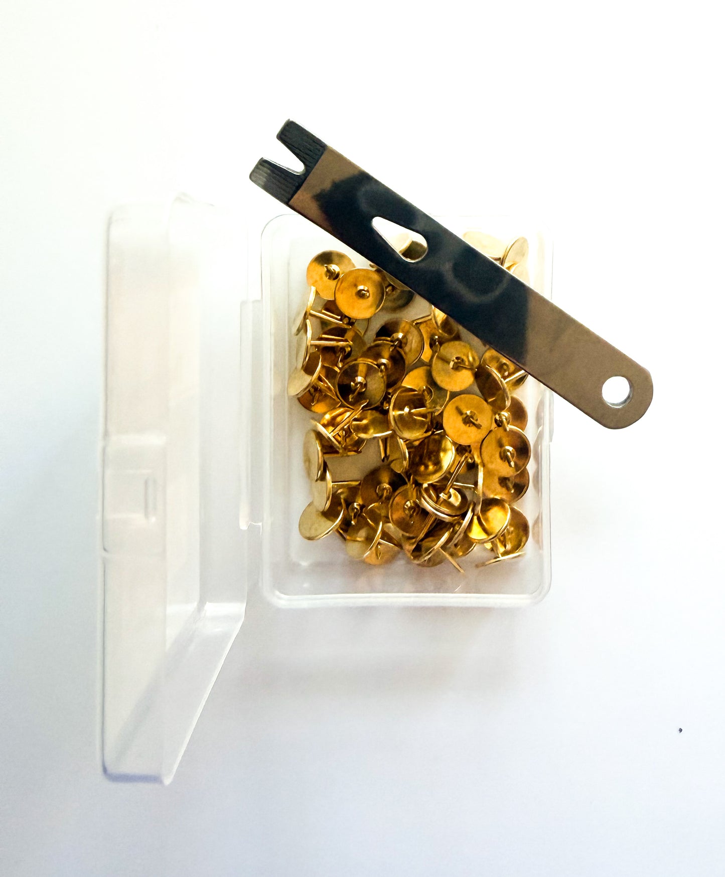 Brass Tacks with metal tack remover