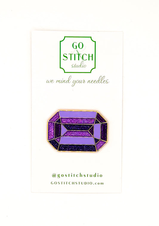 "The Duchess" Amethyst Needle Minder