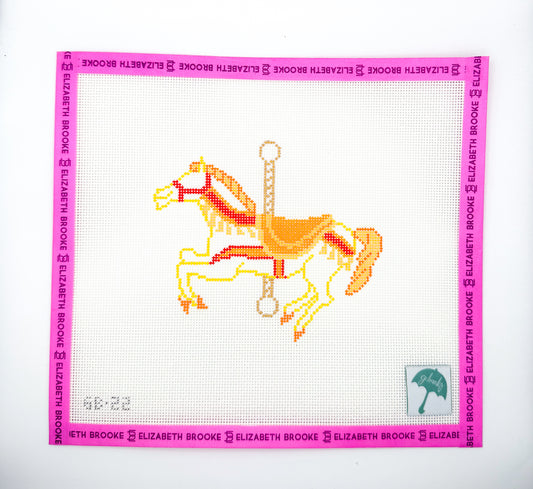 Holly Jolly Carousel Bert Needlepoint Canvas