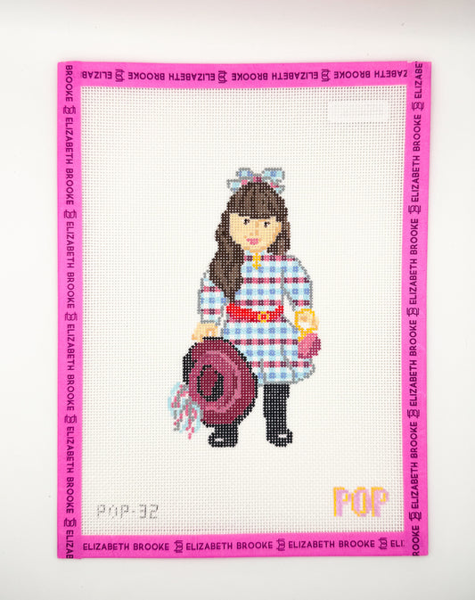 Samantha Doll Needlepoint Canvas