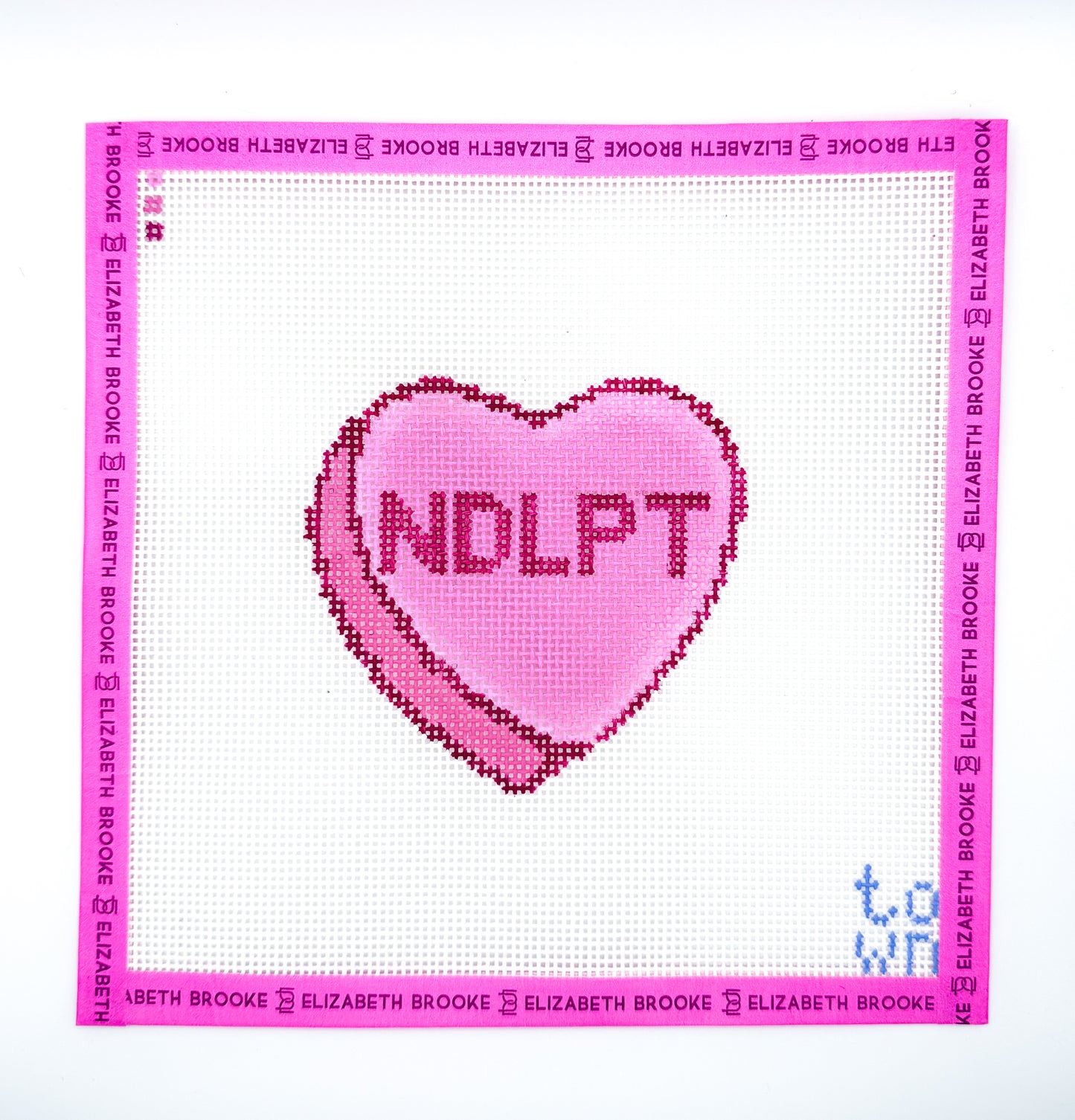 NDLPT sweetheart needlepoint canvas