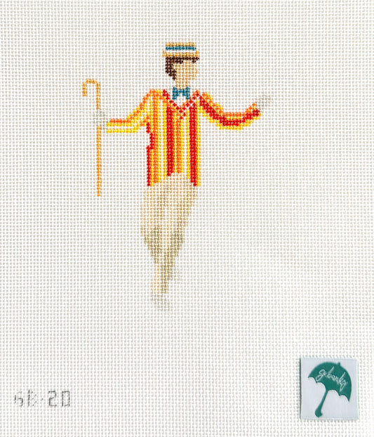Jolly Holiday Bert Needlepoint Canvas