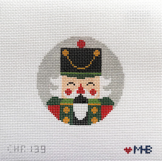 Nutcracker Ferdinand round Needlepoint Canvas