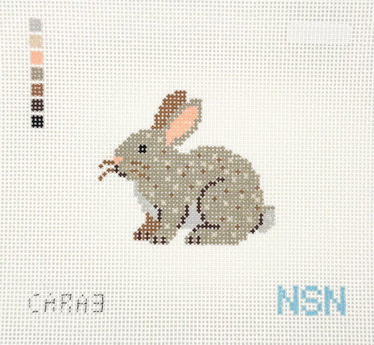 Cotton Tail Rabbit Needlepoint Canvas