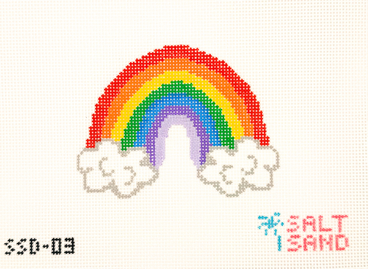 Rainbow Needlepoint Canvas