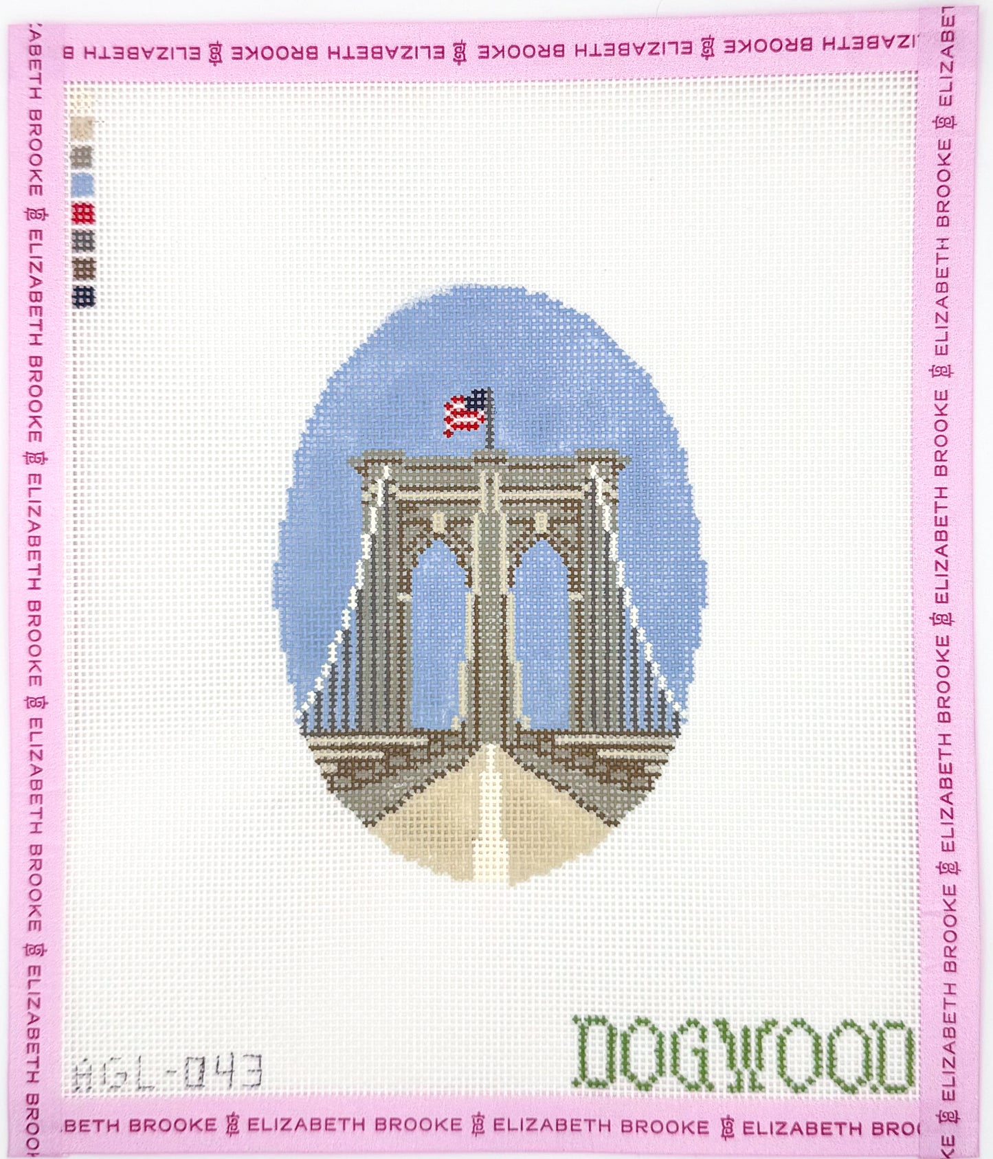 Brooklyn Bridge Needlepoint canvas