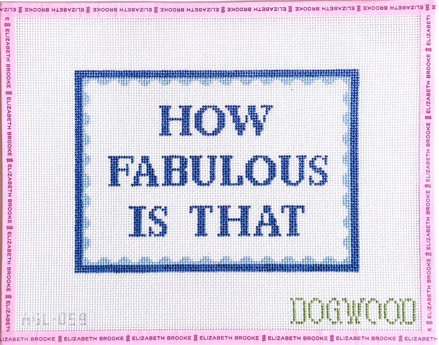 How Fabulous is That Needlepoint Canvas
