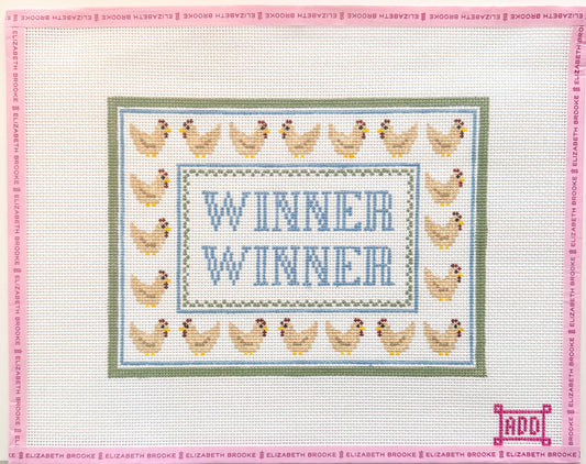 Winner Winner needlepoint canvas