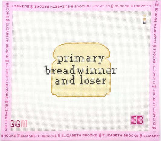 Primary Breadwinner and Loser Needlepoint Canvas
