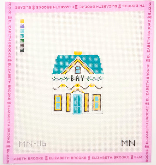 Bay Village House Needlepoint Canvas