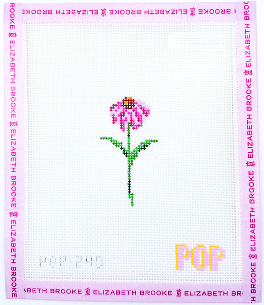 Wildflower Mini Coneflower Needlepoint Canvas