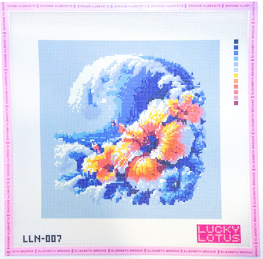 Aloha Wave needlepoint Canvas