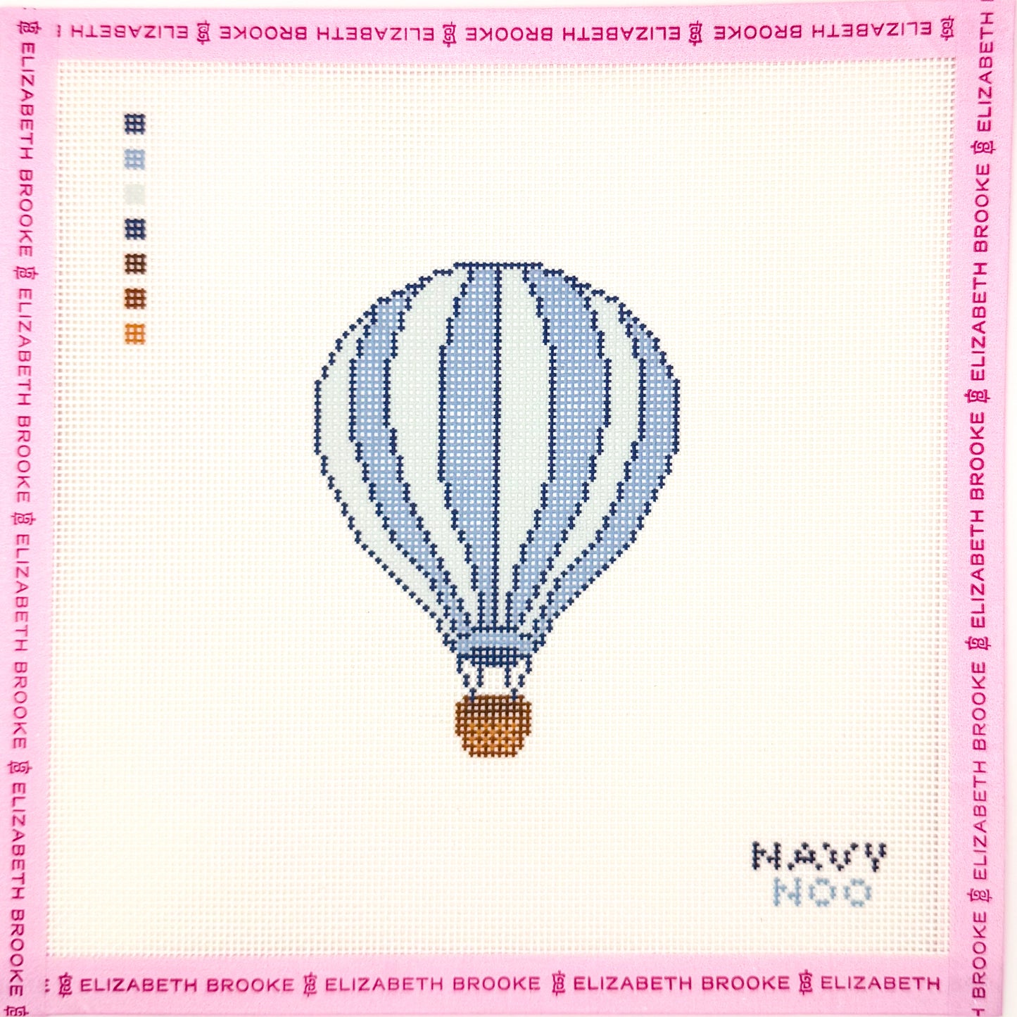 Hot Air Balloon Needlepoint Canvas