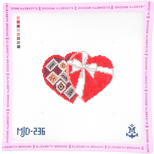 Box of Chocolates Needlepoint Canvas