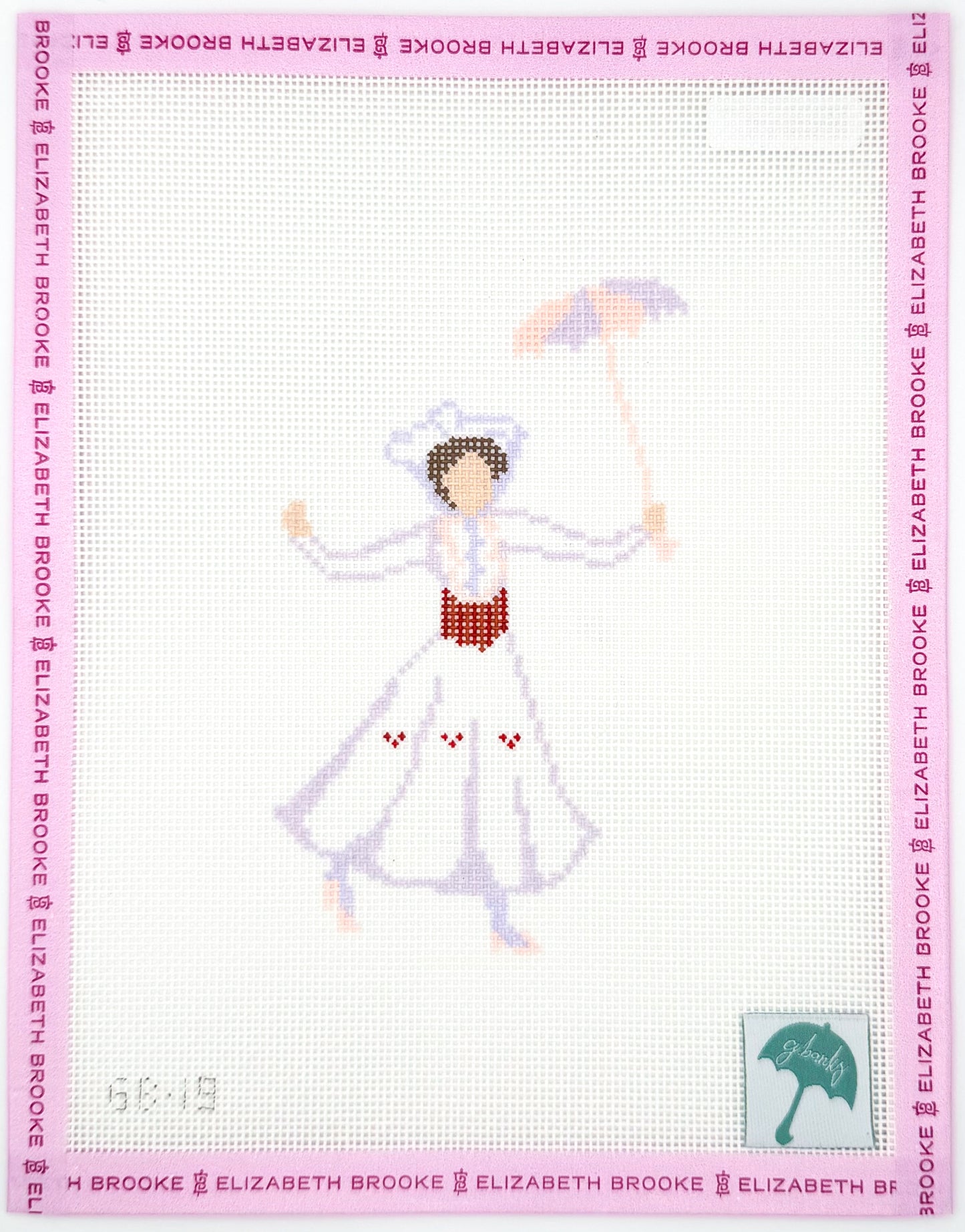 Jolly Holiday Mary Needlepoint Canvas