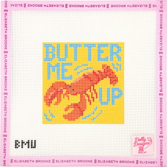 Butter me Up lobster needlepoint canvas