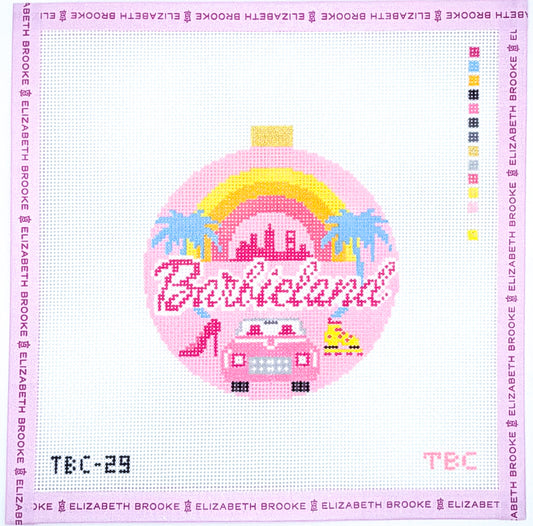 Barbieland Needlepoint Canvas