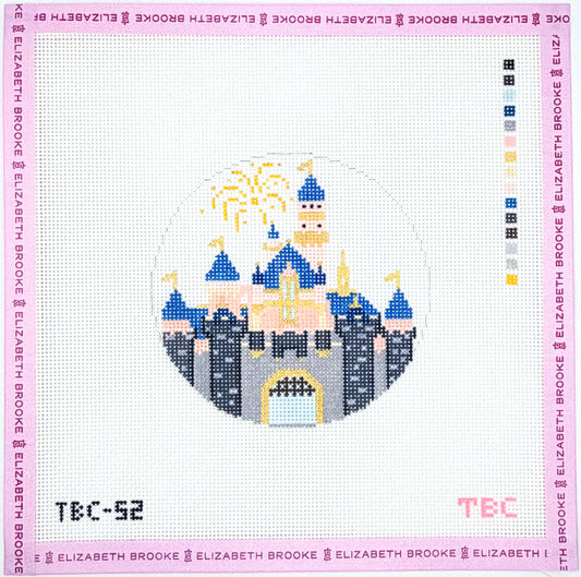 The Book Canvas Castle  Needlepoint Canvas